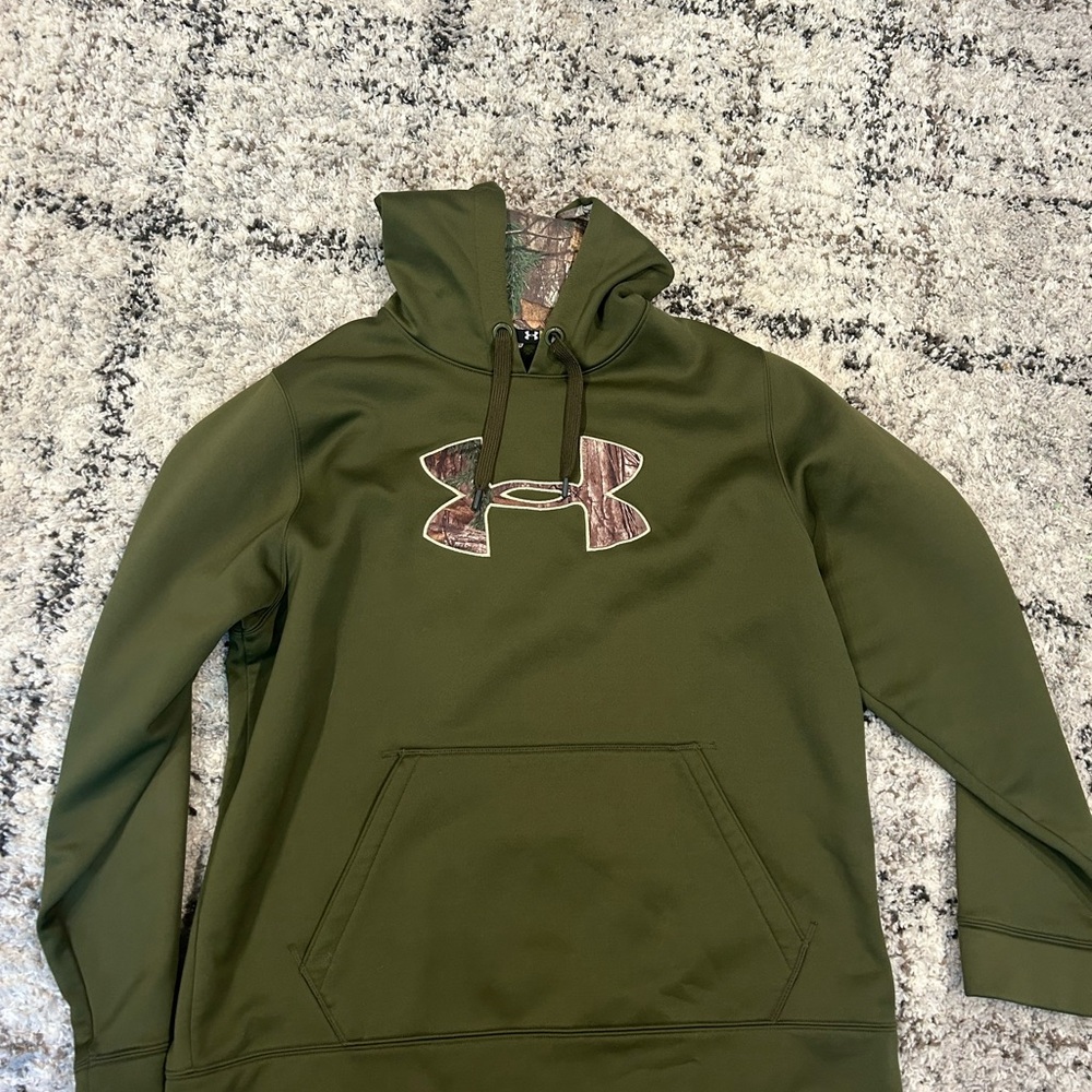 Under Armour Olive Jacket with Camo Detail